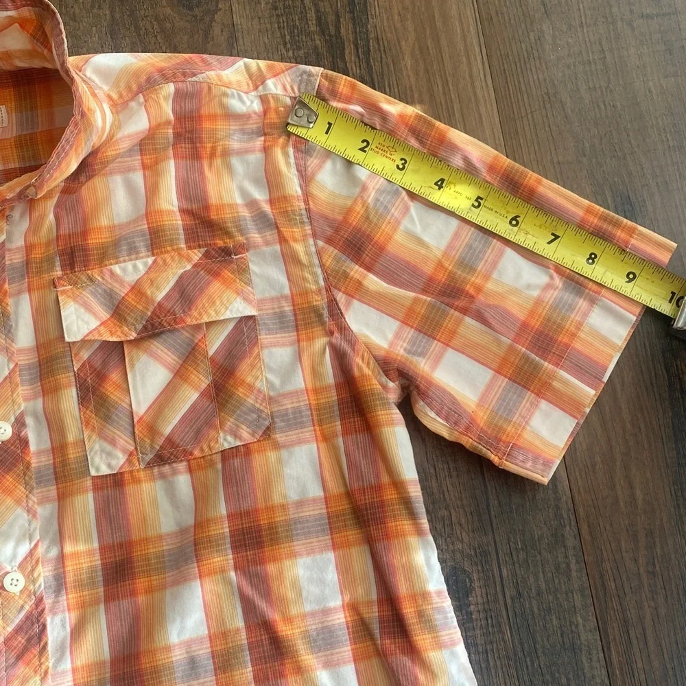 Bundle Ralph Lauren Kids Navy and Route66 Orange Plaid Shirt Set